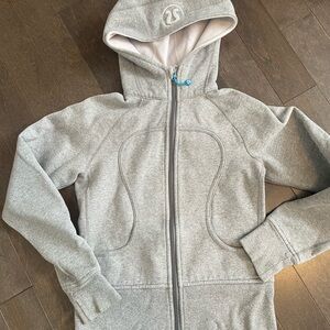 Gray lululemon scuba hoodie sz 4